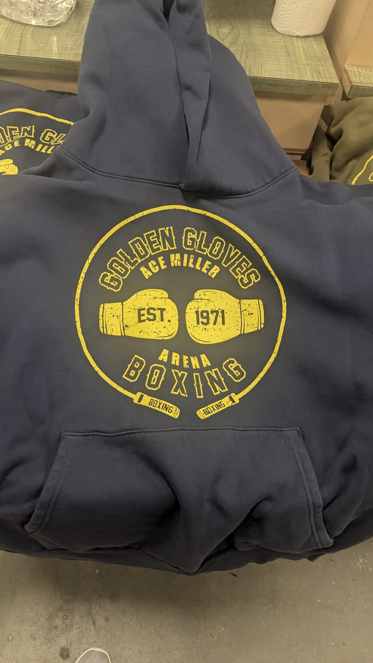 Golden Gloves Hoodies Still Available